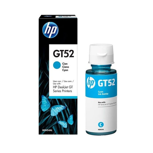 Botella de tinta HP GT52 cian